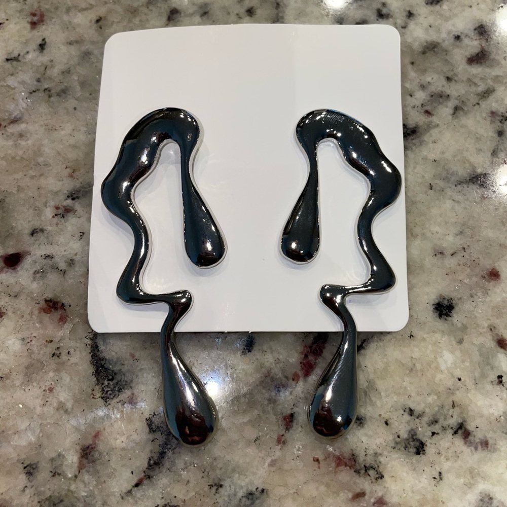 Silver Statement Earrings